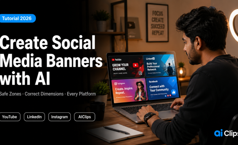 How to Use AI for Social Media Banner Creation (Social Banner Studio Tutorial)
