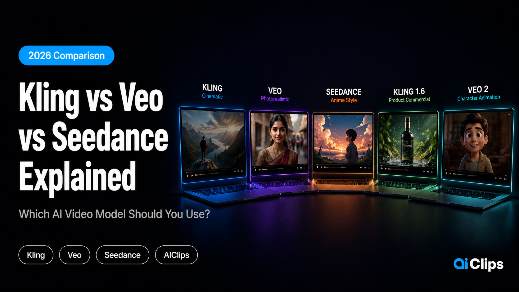 The Beginner’s Guide to AI Video Models in 2026 (Kling vs Veo vs Seedance Explained)