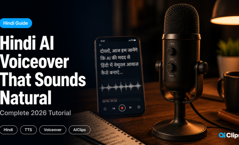 How to Generate Hindi Voiceovers That Don’t Sound Robotic (2026 Guide)