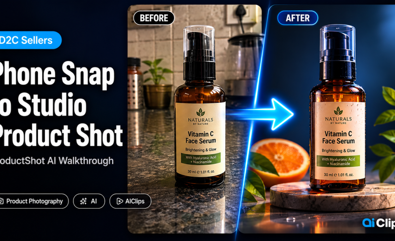 Turn a Phone Snap into a Studio Product Shot (ProductShot AI Walkthrough)