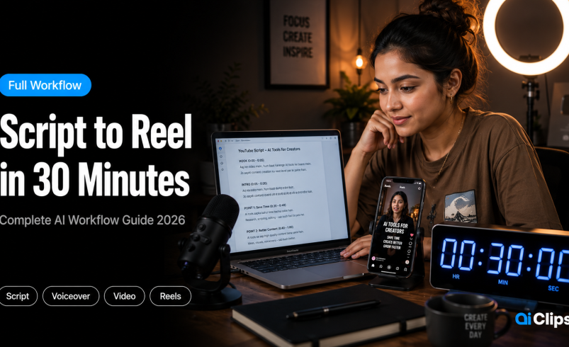 From Script to Reel in 30 Minutes: Complete AI Workflow Guide