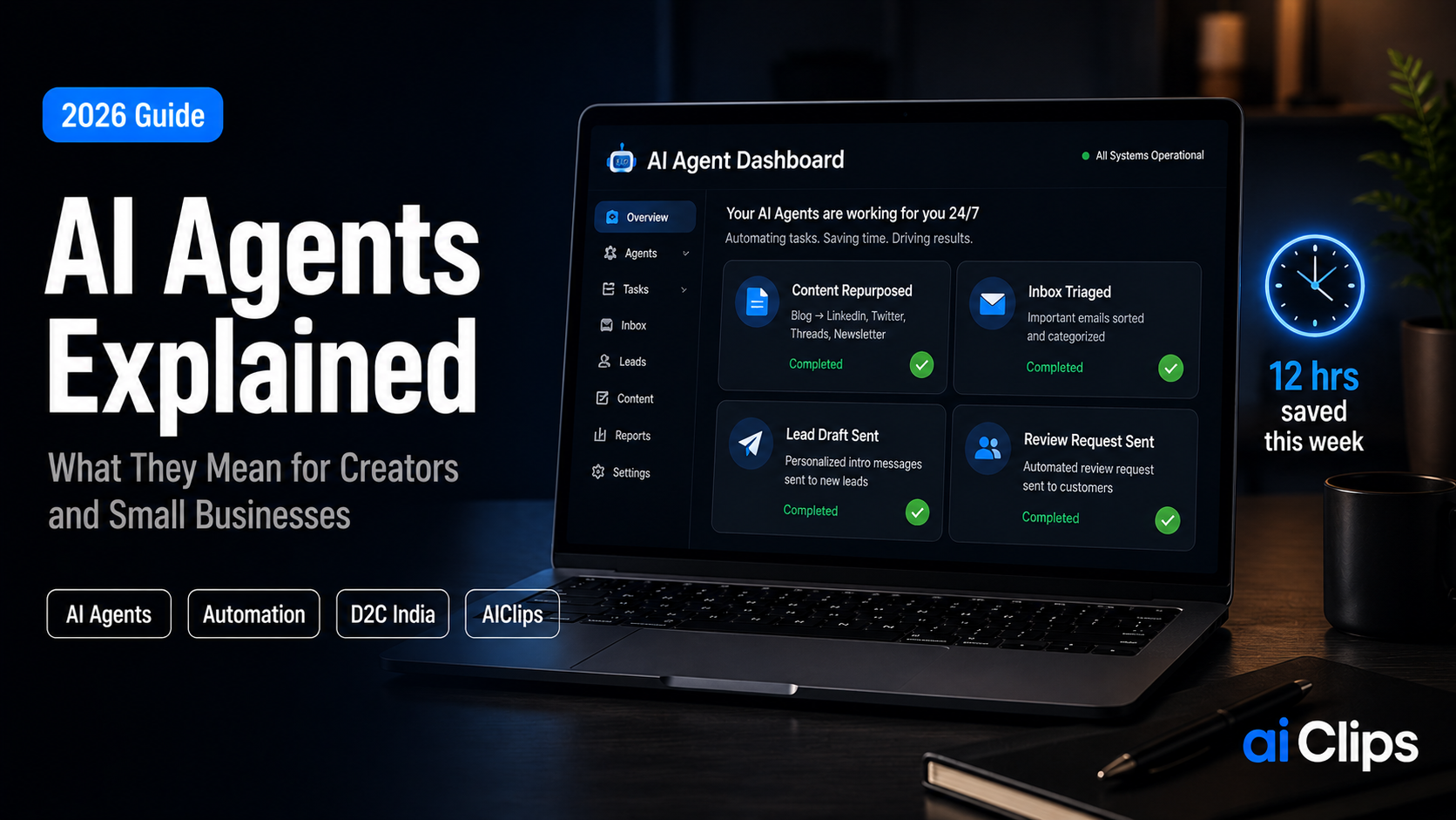 AI Agents Explained: What They Mean for Creators and Small Businesses