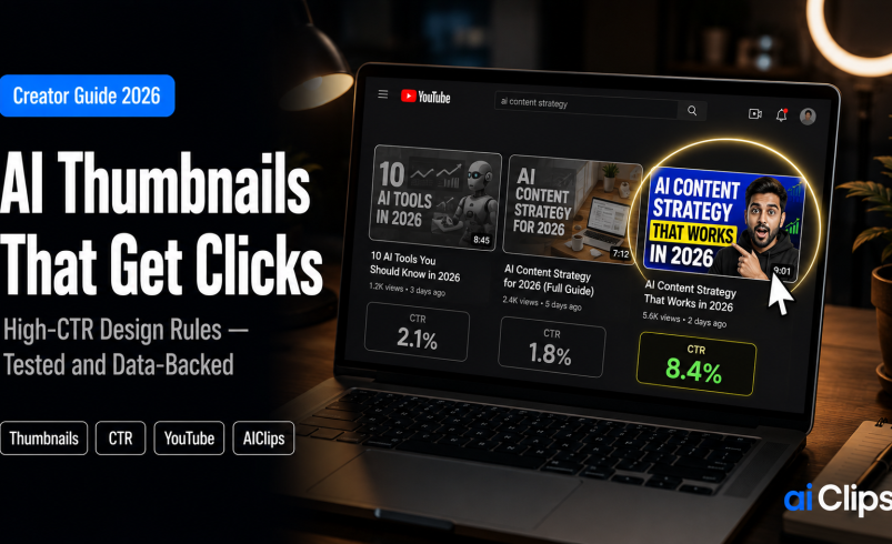 AI Thumbnails That Get Clicks: A Creator’s Guide to High-CTR Design