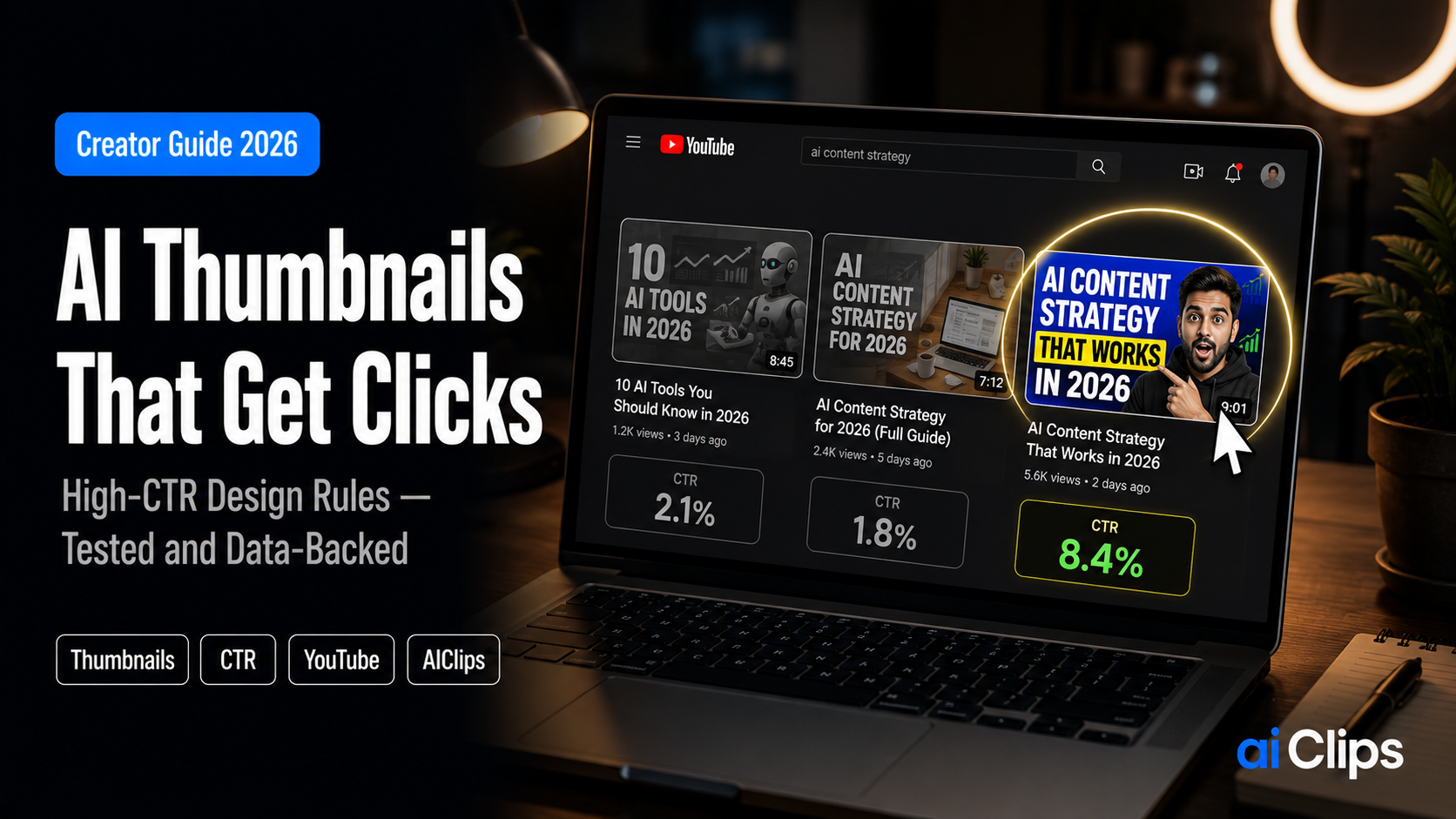 AI Thumbnails That Get Clicks: A Creator’s Guide to High-CTR Design
