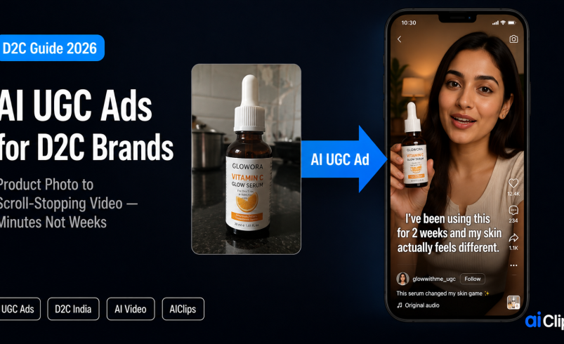 AI UGC Ads: How D2C Brands Turn a Product Photo into Scroll-Stopping Video