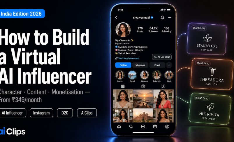 How to Build a Virtual AI Influencer in 2026 (India Edition)