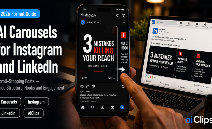 AI Carousels for Instagram & LinkedIn: Scroll-Stopping Posts (2026)