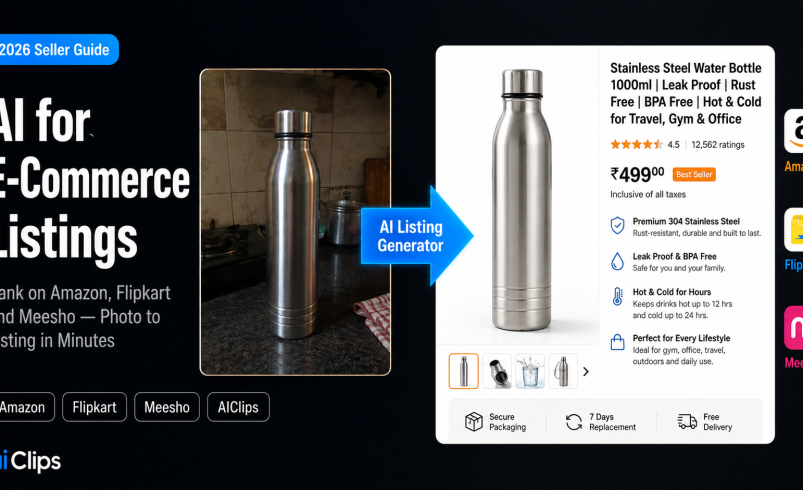AI for E-Commerce Listings: Rank on Amazon, Flipkart & Meesho (2026)