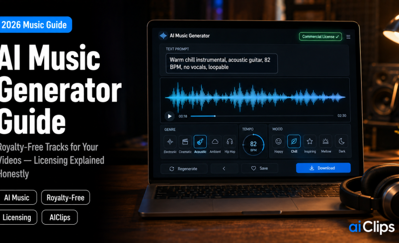 AI Music Generator Guide: Royalty-Free Tracks for Your Videos (2026)