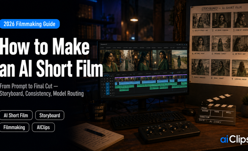 How to Make an AI Short Film in 2026 (From Prompt to Final Cut)