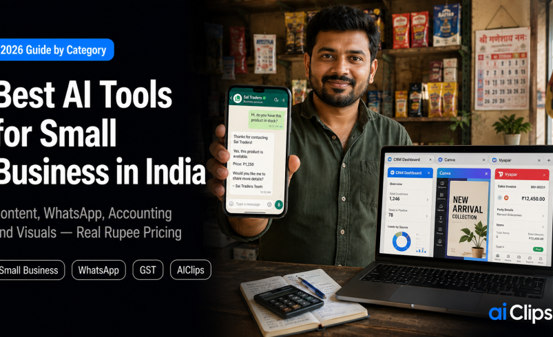 The Best AI Tools for Small Business in India (2026 Guide by Category)